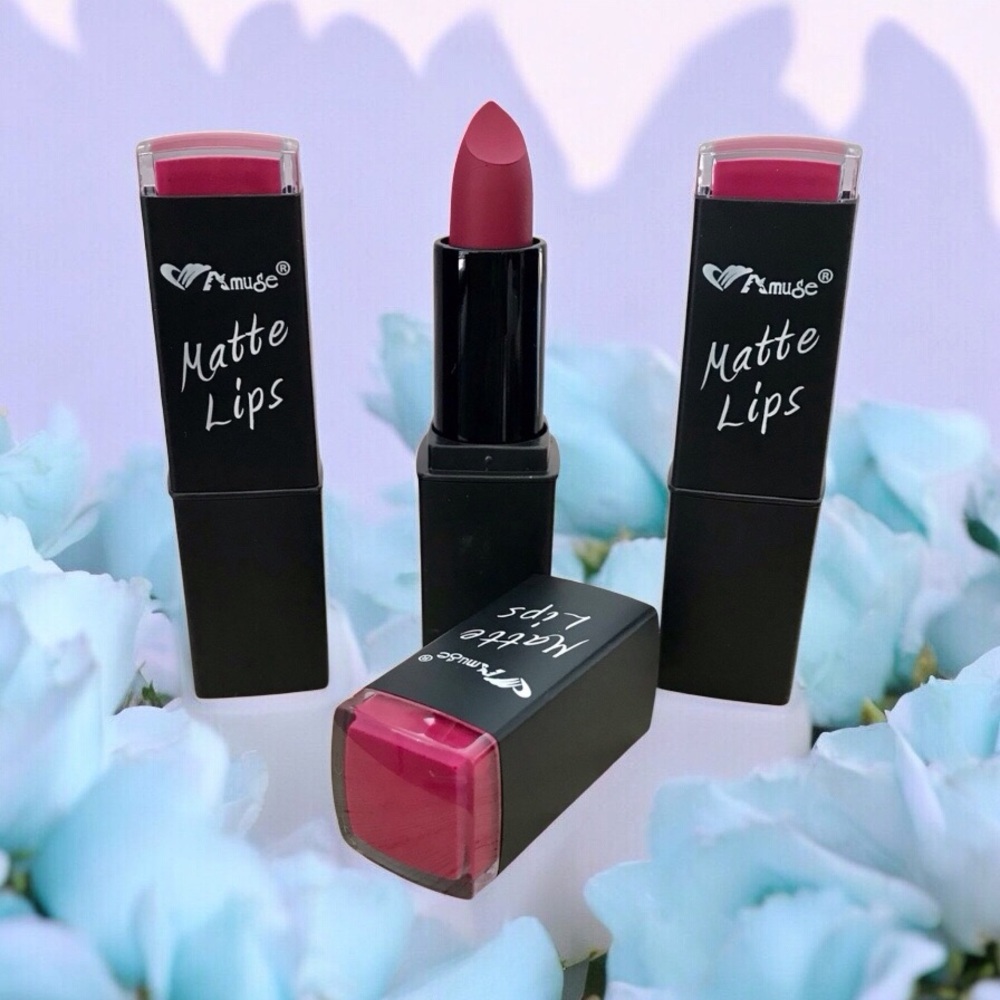 🆕3pcs Amuse Matte Lips Lipstick